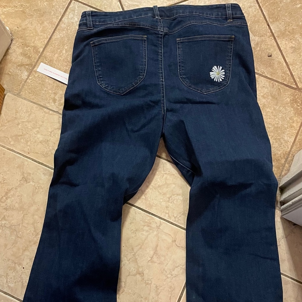 Daisies on the Prairie Flare Jeans